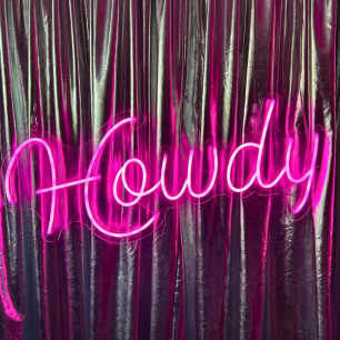 Neon Sign - Howdy