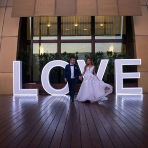 Light up LOVE with married couple