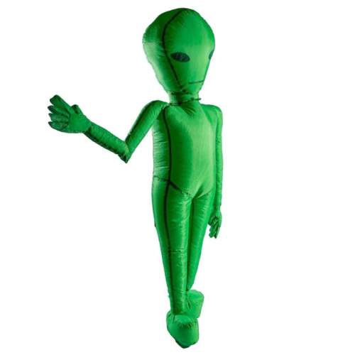 inflatable alien side profile