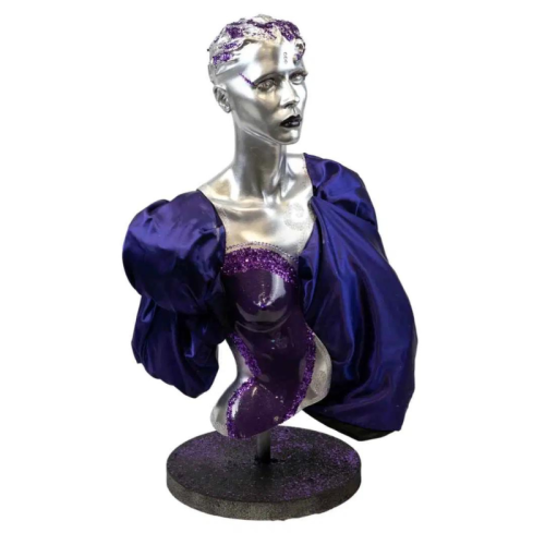 purple glittered mannequin style 2 