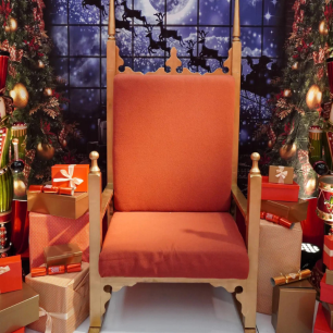 Christmas Throne photoshoot