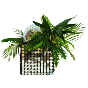 Floral Centrepiece - Disco Greenery