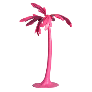 hot pink giant palm tree