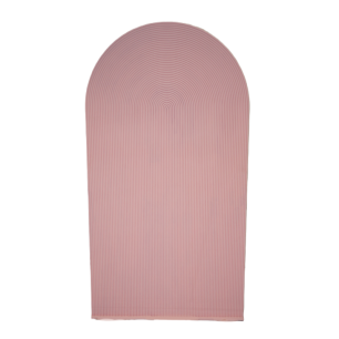 pink textured arch backdrop