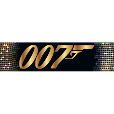 Themed Entrance Banners - 007 Gold Logo