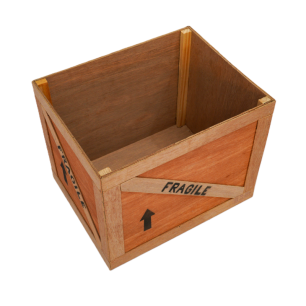 open top shipping box prop