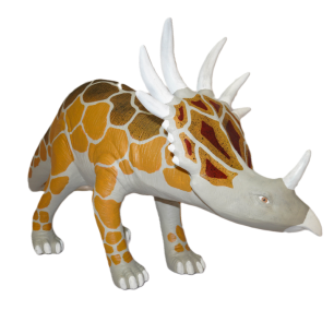 Styracosaurus dinosaur prop