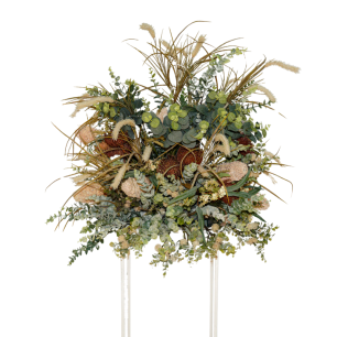 tall native floral table centrepiece