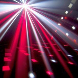 Party Light Red, White Projections Mini Kinta LED