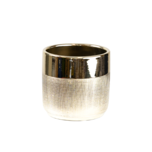 2 tone gold candle holder