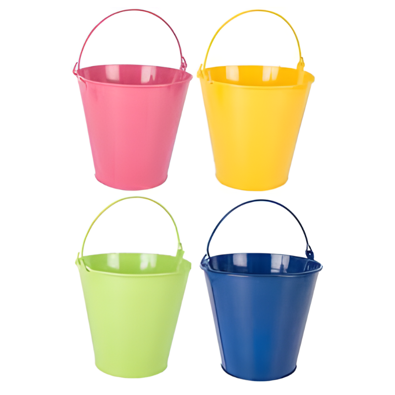 Bucket - Colourful Tin