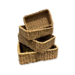 Sea Grass Rectangle Basket