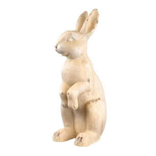 honey coloured ceramic rabbit