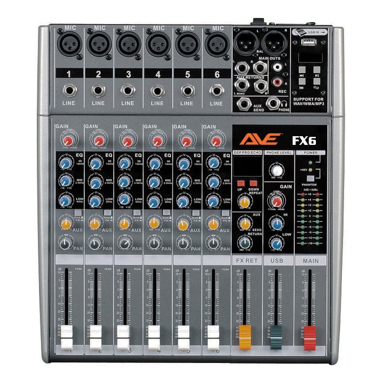 Mixer AVE FX 6 USB