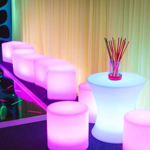 illuminated furniture colourful LED 