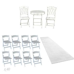 Wedding Ceremony Package 1 - Padded Chairs