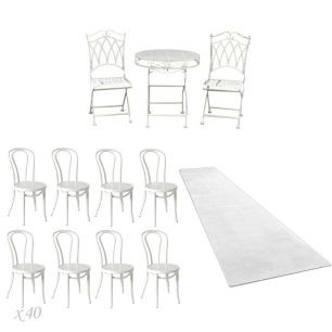 Wedding Ceremony Package 2  Bentwood Chairs
