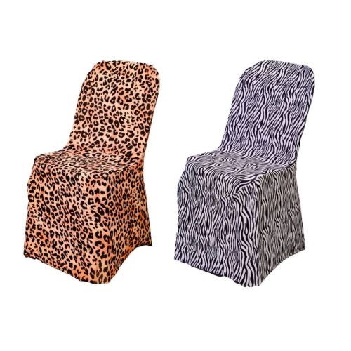 animal print chair cover 