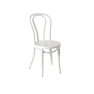 white bentwood chair