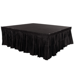 product image of stage with black skirt