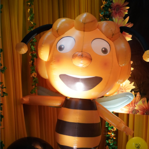 inflatable bumble bee