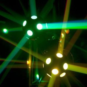 Yellow, Green Spots Cosmos LED Party Light