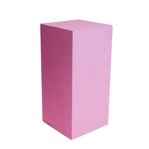 pink pastel plinth
