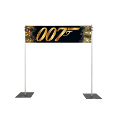 Themed Entrance Banners - 007 Gold Logo 2