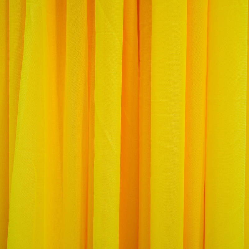 Chiffon Drapes - Yellow