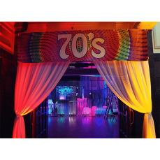 Themed Entrance Banners - 70's 2