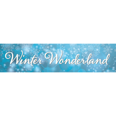 Themed Entrance Banners - Winter Wonderland (Light)
