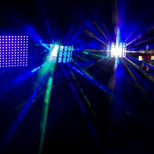blue party lights uv panel party package 2 FGE