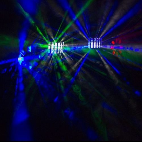 blue light beams RGB party lights