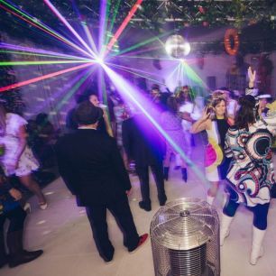 Galaxy RBG Laser at Party