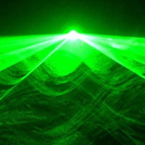 green laser wave pattern 