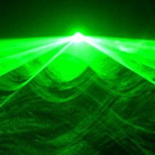 green laser wave pattern 