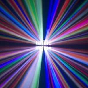 rainbow coloured party light Radius LED 