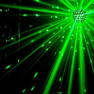 Rotosphere,Moving Rotosphere Green LED party light