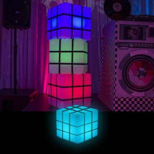 Illuminated Rubix Cube