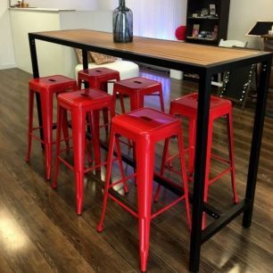 Red Stools Outdoor Furniture Package