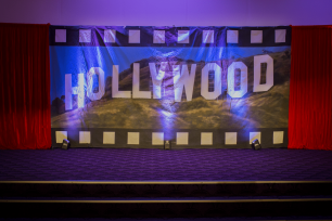 Themed Backdrops Large - Hollywood Hills 2