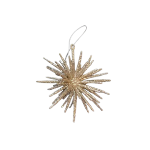 Christmas Ornaments - Gold Starburst