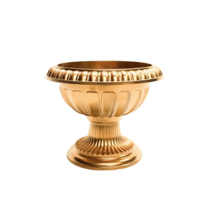 roman style gold urn