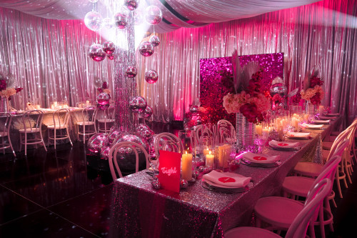 Pink Disco Dinner Party